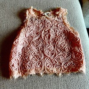 Small cute mesh crop top